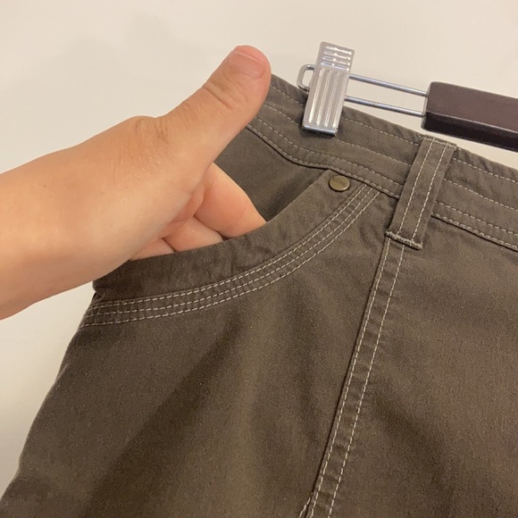 Kuhl Splash Skirt Womens 6 Brown Khaki Cotton Stretch Gorpcore Hiking Camping - Picture 5 of 10